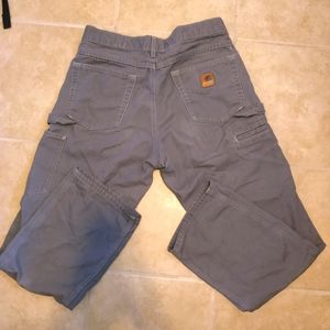 Carhartt Loose Fit Grey Carpenter Pants